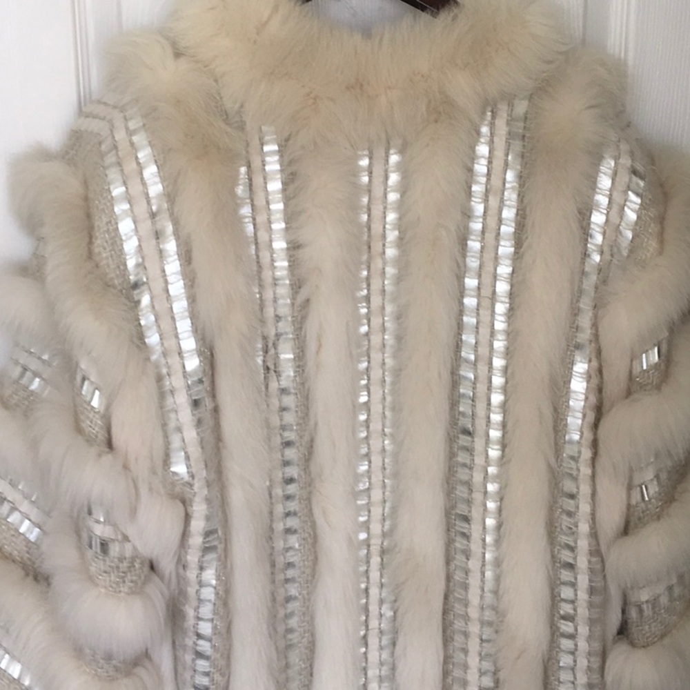 Vtg TALK OF THE WALK Fur Coat Open Front stunning - Picture 9 of 15